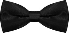 Toddler Bow Tie Solid Color Pre-Tied Adjustab...