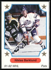 1991-92 7th Inning Sketch WHL #231 Niklas Barklund