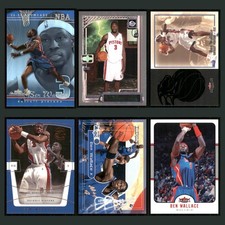 Ben Wallace Lot 6 Basketball Cards 2004 Fleer Showcase Detroit Pistons Set NBA