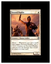 Favored Hoplite 13 Uncommon Theros Magic: The Gathering Near Mint