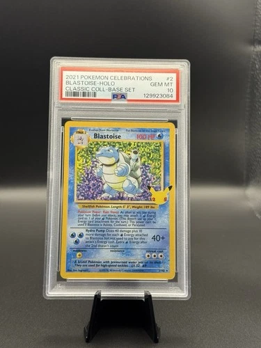 2021 Pokemon Celebrations BLASTOISE-Holo 25th Anniversary/PSA 10 🔥