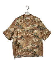 WACKO MARIA Short Sleeve Shirt XL Size Brown Hawaiian From Japan