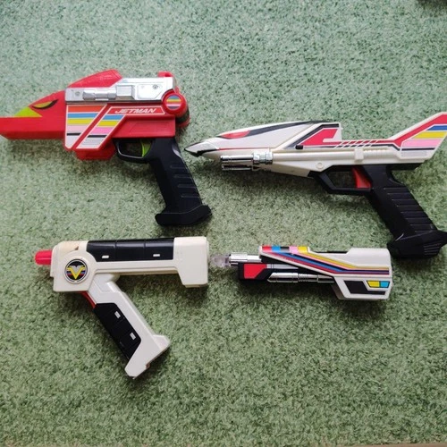 Power Rangers Chojin Sentai Jetman Bird Blaster Sword Weapon set BANDAI Vintage