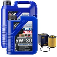MotoröL Set High Tech 5W-30 Liqui Moly 6 Liter + ÖLfilter FüR VW Sharan Phaeton