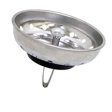 Kitchen Sink Basket Strainer for US Standard Drains 3-1/2 Inch , Premium 304...