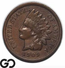 1909-S Indian Head Cent Penny *Major Key San Francisco Issue* Choice VF++