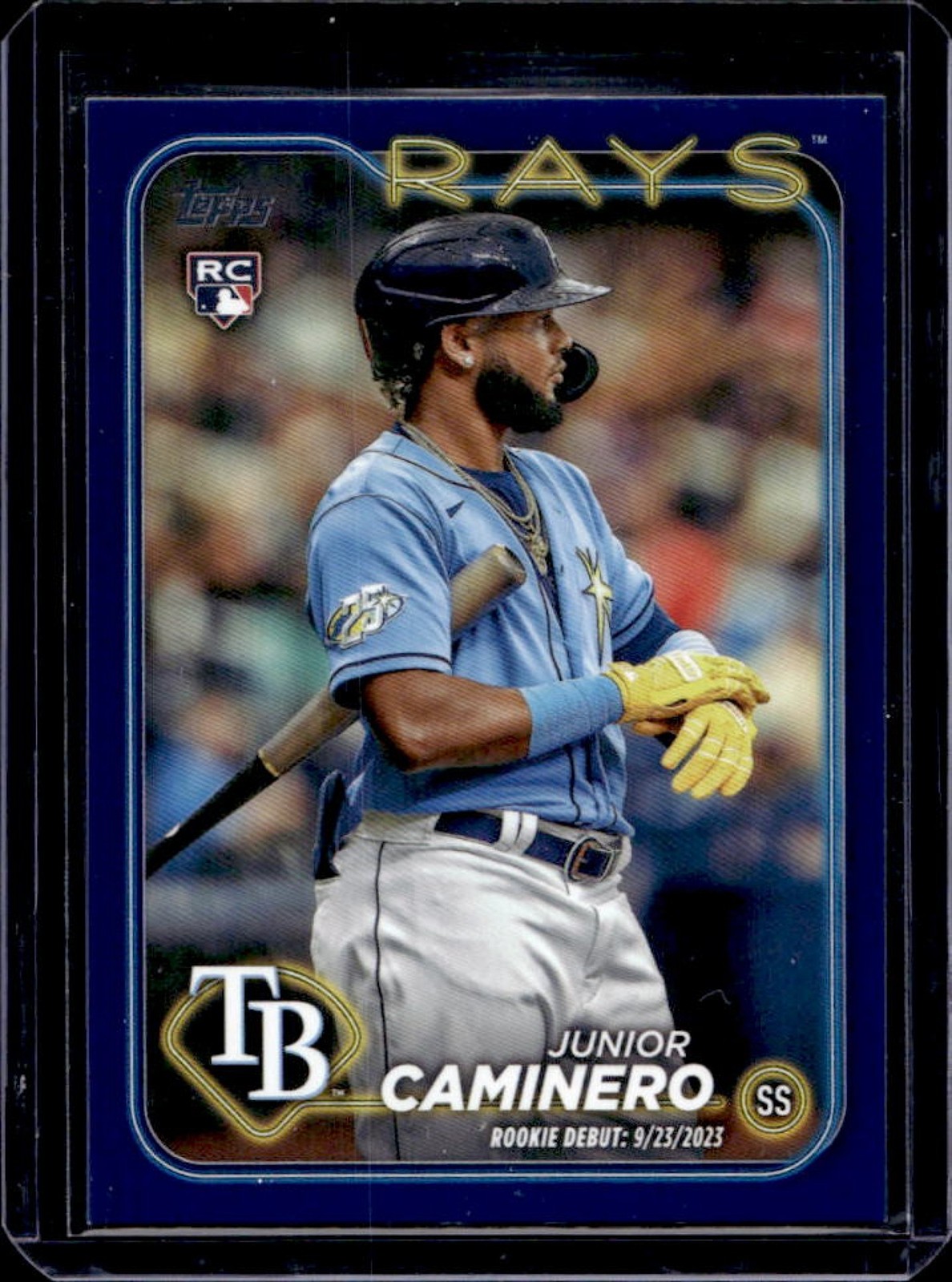 2024 Topps Update Junior Caminero RC Royal Blue Rookie #US223 Rays