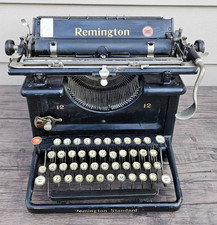 Antique Remington No. 12 Standard Desktop Typewriter (UNTESTED FOR PARTS) R3 thumbnail