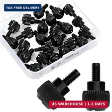 24 Pcs Computer Case Thumb Screws 6-32Thread, M3.5x6 PC Case Fastener Thumb Scr