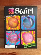 Teenie Nee Doh Swirl 4 Pack New