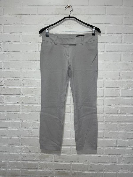 Women Windsor Trousers Silver Cotton 36