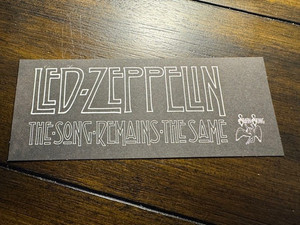Led Zeppelin Song Remains the Same Movie Premier Ticket Boston