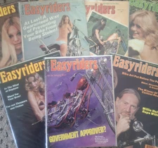 VTG 1970's Easyriders Magazines
