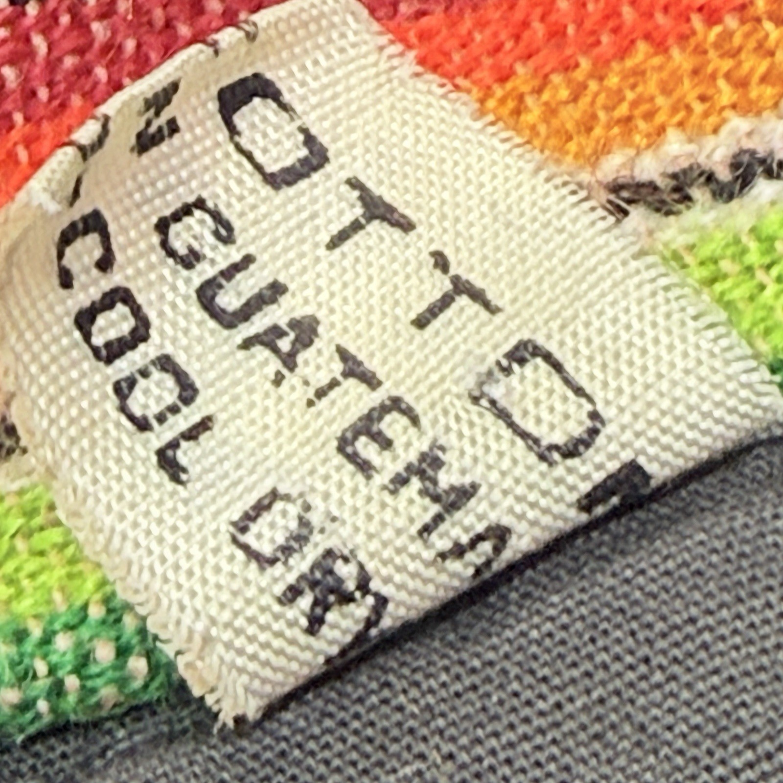 VTG Guatemalan Multicolor Patchwork Padded Bomber… - image 5