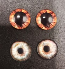 BJD Augenpaar / Iris, 2 Paare, 10mm, Kleberücken
