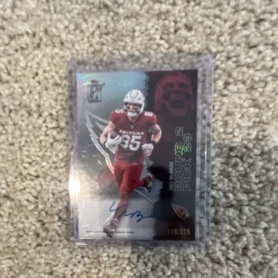 Topps Round Pick 2 Trey McBride Arizona Cardinals Auto #1 118/275