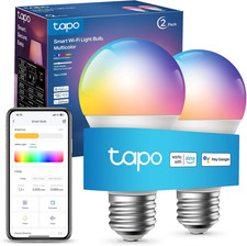 Smart LED Bulbs E27 2-Pack 8.3W Wifi Alexa Dimmable Color Changing Energy Saving