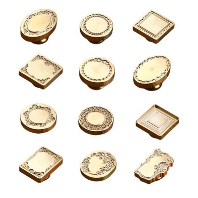 Round/Oval/Square Wax Seal Stamp Head for Seal Envelope Invitation Scrapbooking
