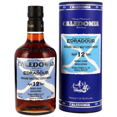 Edradour Caledonia - 12 Jahre - 0,7l - 46% - Highland Single Malt Whisky