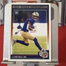 2024 Panini Score JaLynn Polk #356 RC New England Patriots Card