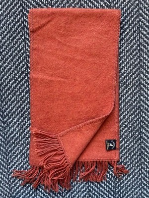 Alpaca CcahuantIco 9'' x 66'' 100% Alpaca Super Soft Apricot Orange Sherbet Scarf