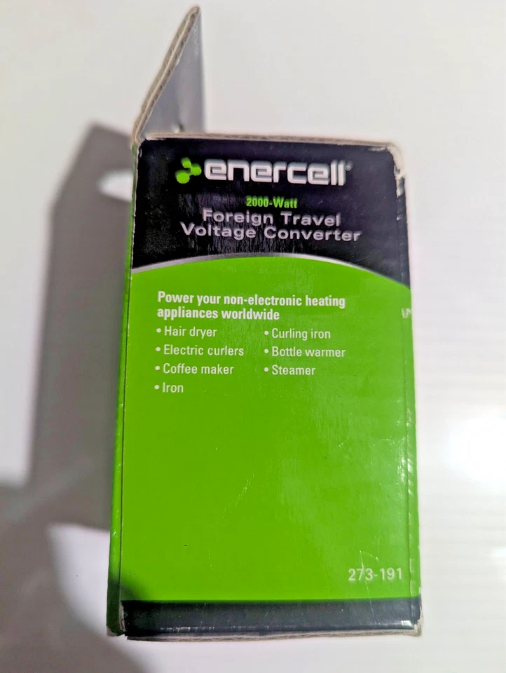 Enercell  2000 Watt Foreign Travel Voltage Converter 273 191 NEW in Box - Image 2 of 4