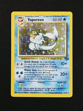 Vaporeon 12/64 Jungle Holo Rare WoTC Unlimited Pokemon 1999 on eBay