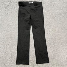 Betabrand Dress Yoga Pants Womens L Gray Straight Leg Pull On Career Wear