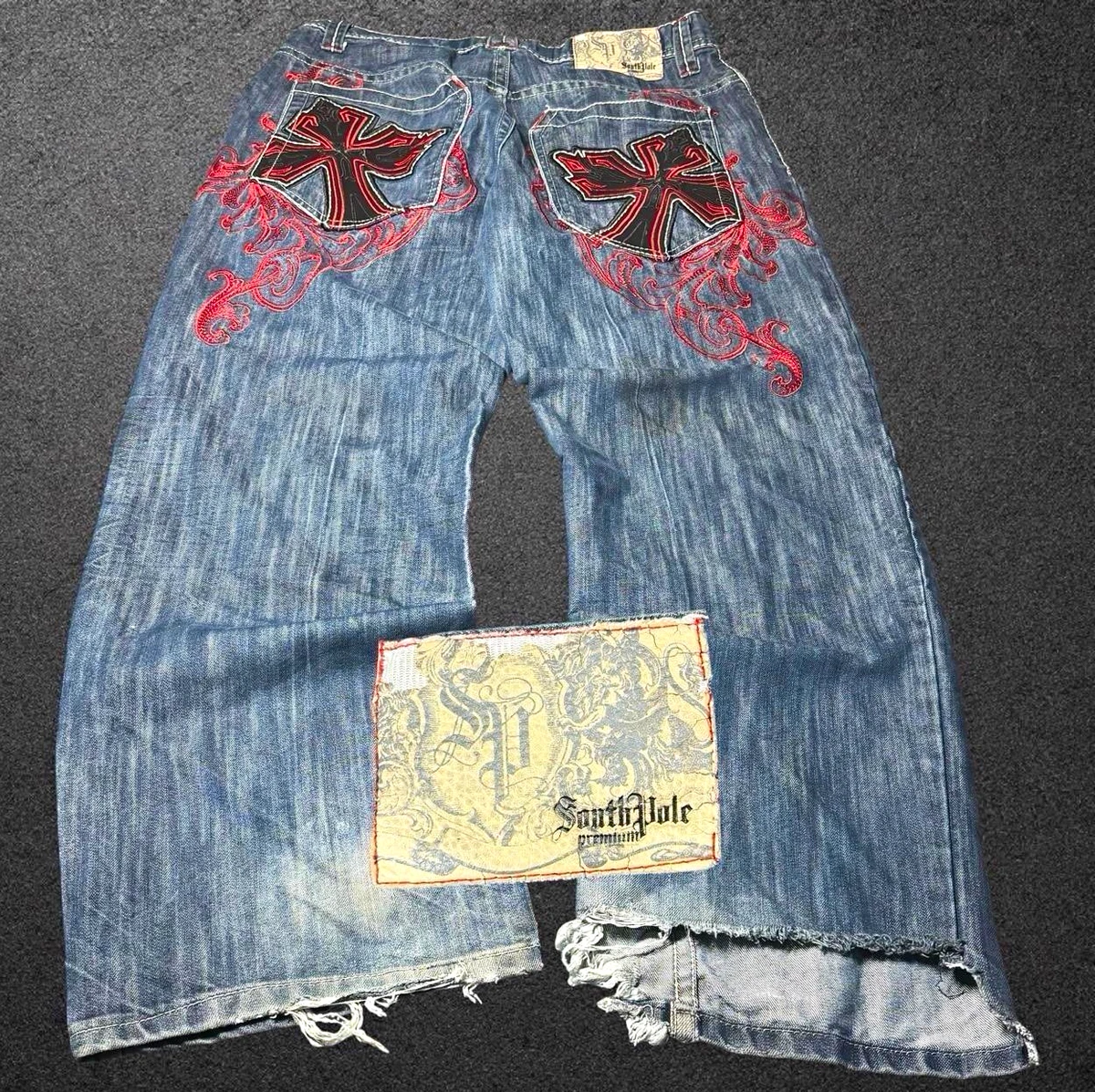 母*部様 2000s SOUTHPOLE red stitch baggy sh 25+ Southpole Red Regular Size Clothing for Men for sale | Updated