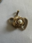 Lot Of Heart-shaped Jewelry Pendant Brooch Keychain Enamel Rhinestone Pearl  — photo 5