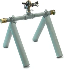 Rooftop Sprinkler (gray) - Iron Owl - Wildfire Ember Protection Roof Sprinkler L