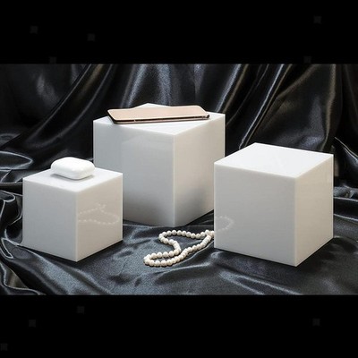 3 Stück Acryl Display Würfel Lebensmittel Riser Weiß für Party Acryl Würfel