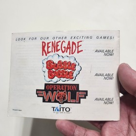 NES Sky Shark [1989] Instructional Manual Booklet ONLY, No game