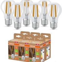 6Er Set Osram E27 Besonders Effiziente LED Lampe 5W Wie 75W 4000K NeutralweißEs