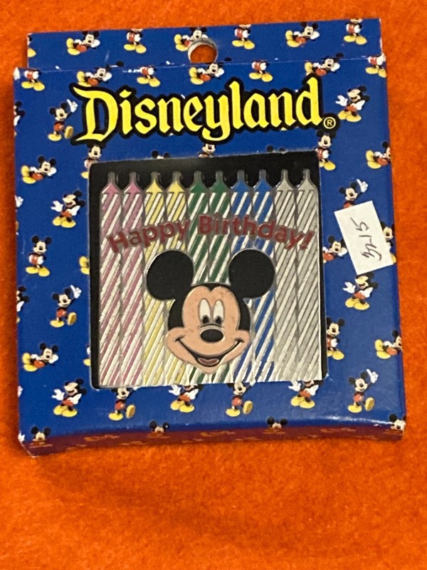 3215    DLR - Mickey Mouse - Happy Birthday Candles