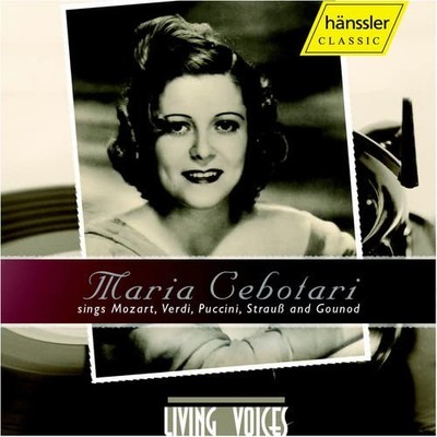 VARIOUS ARTISTS Maria Cebotari Sings Mozart, Puccini, Strauß, Gounod (CD)