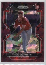 2022 Panini Prizm Tier II Burgundy Cracked Ice Prizm 9/25 Reid Detmers #133 2y2