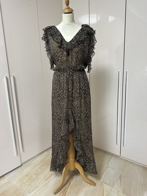 Damen Sommerkleid Guess Gr.L Braun/Beige Boho