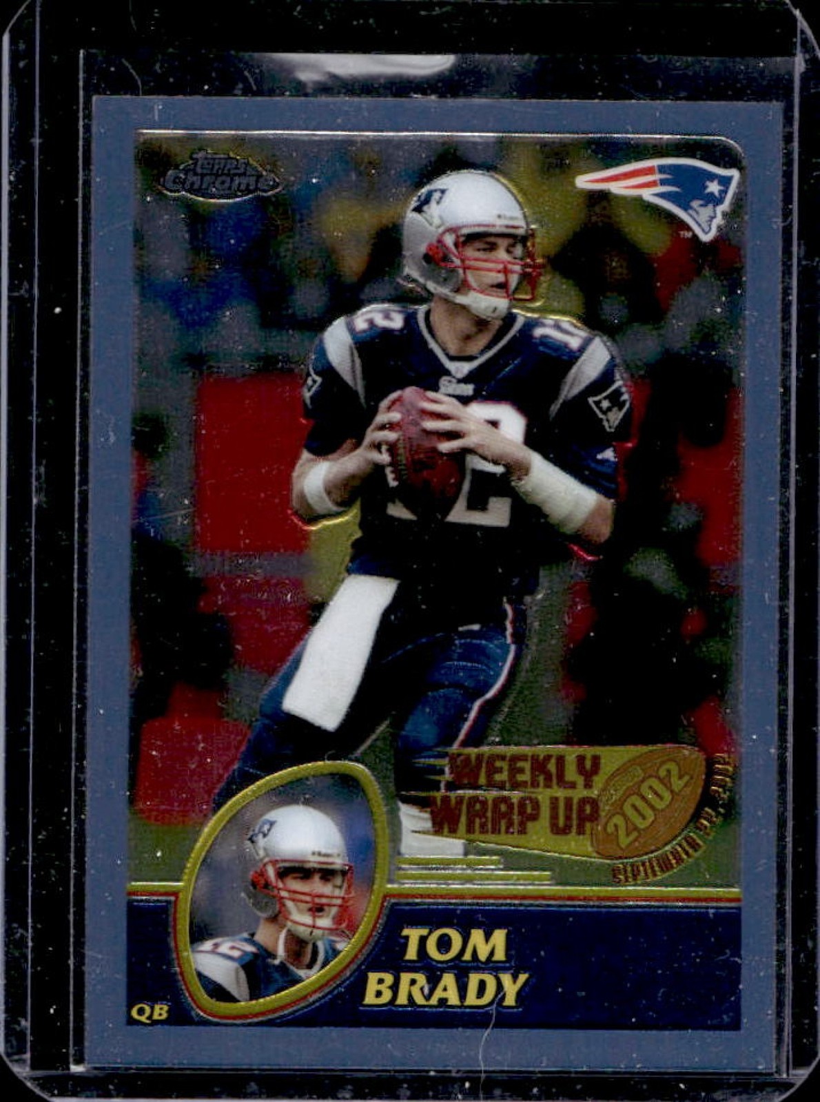 2003 Topps Chrome Tom Brady #148 Patriots
