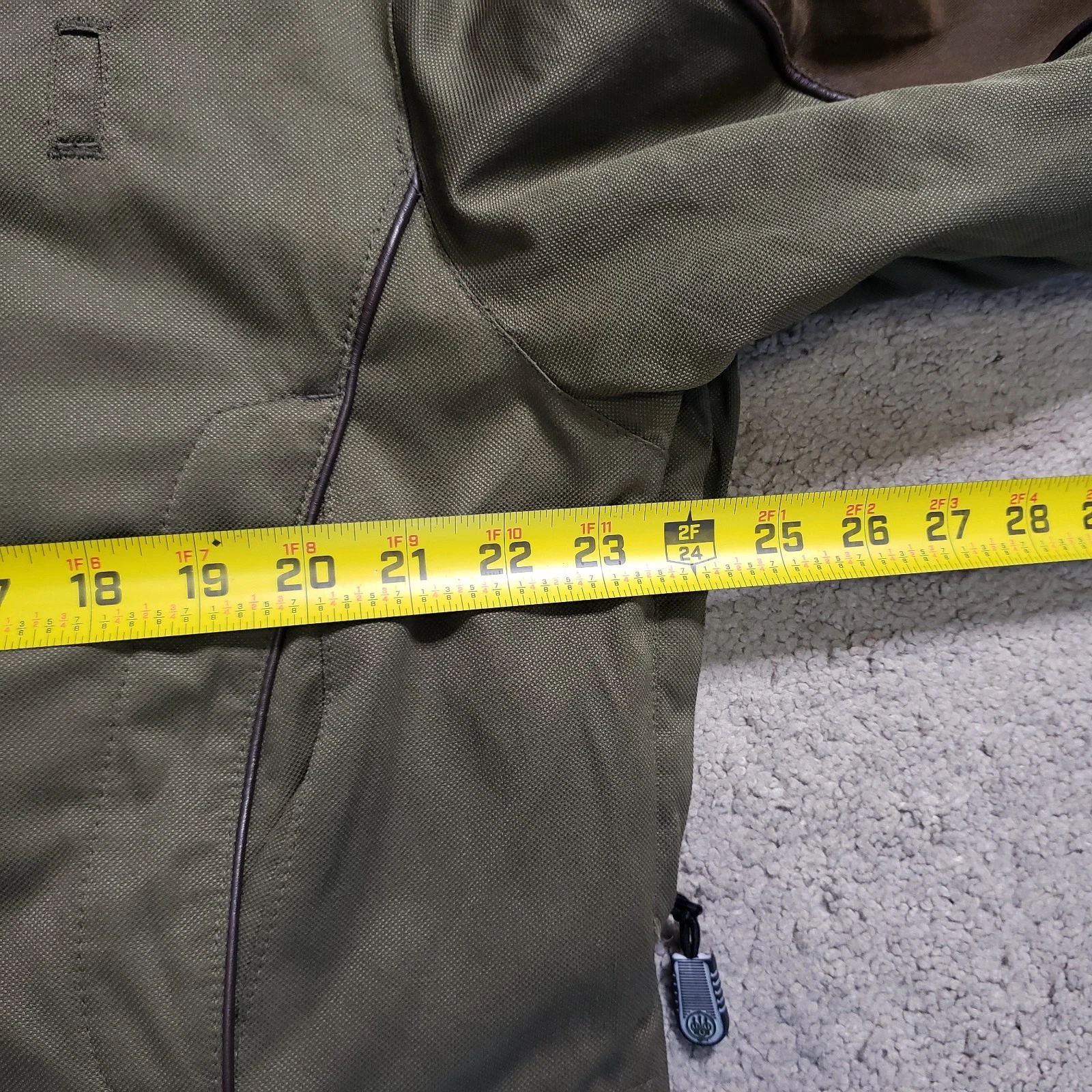 Beretta Coat Men M Green Brown Hunting Shooting Utility Jacket Pockets Lined - product detail image 11