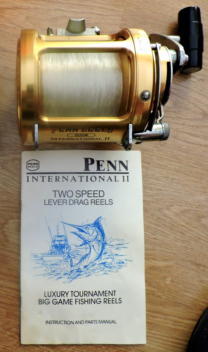 Penn International II 50SW 2-Speed Trolling Big Game Fishing Reel