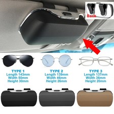 Car Sun Visor Sunglasse Clip Case Glasses Storage Box Mount Holder Visor