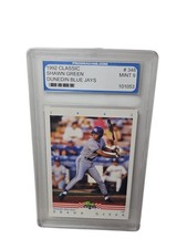 1992 CLASSIC BEST SHAWN GREEN #348 ROOKIE TORONTO BLUE JAYS PGS MINT  9