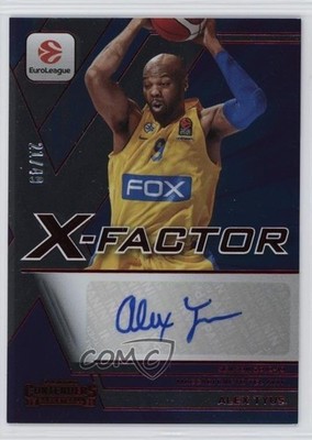 2025 Panini Contenders EuroLeague X-Factor Red 21/49 Alex Tyus #XFC-TYU Auto v3r