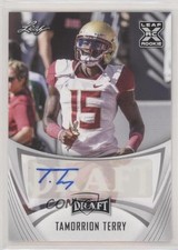 2021 Leaf Draft Auto Tamorrion Terry #BA-TT1 Auto 0s23