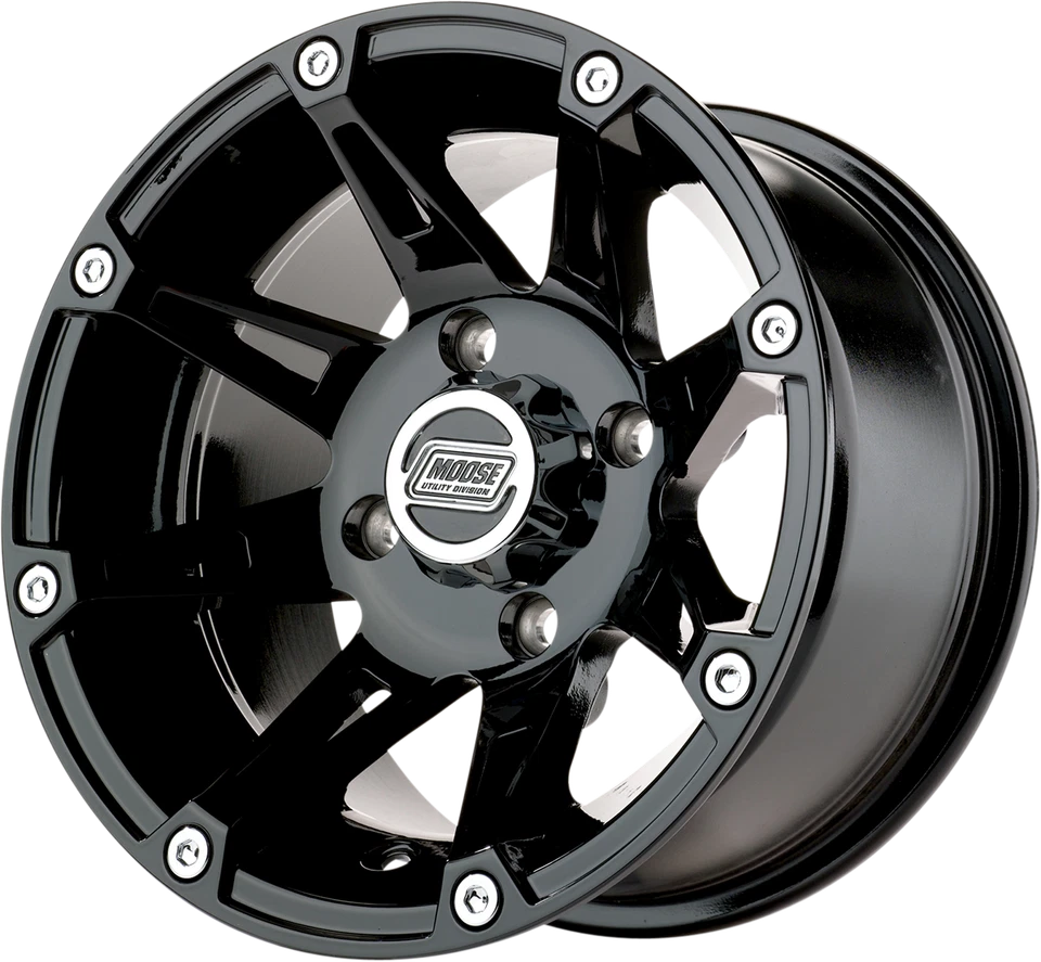 Rueda MOOSE OFFROAD - 387X - Delantera - Negra - 12x7 - 4/156 - 4+3 Foto 2 de 4