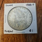 🔥  1888 P Morgan Dollar Silver!