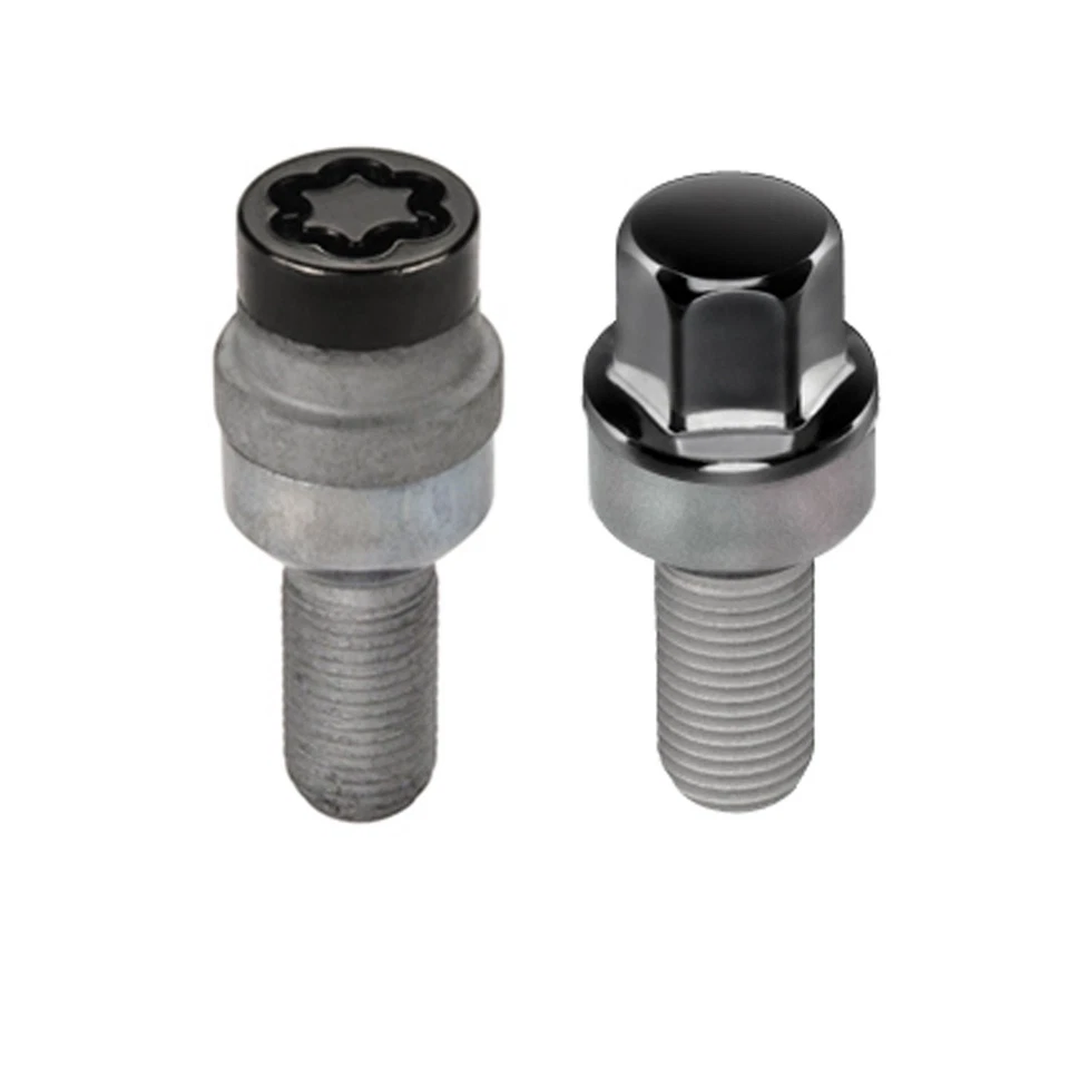 McGard 68020BK Black Radius Seat Lug Bolt Kit M14 x 1.5 Thread Size 17mm Hex Siz — 第 2/4 张图片