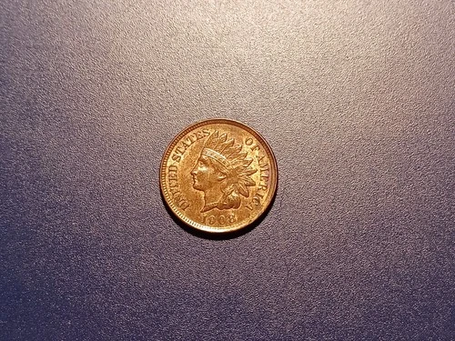 Very Choice AU 1908 Indian Head Cent