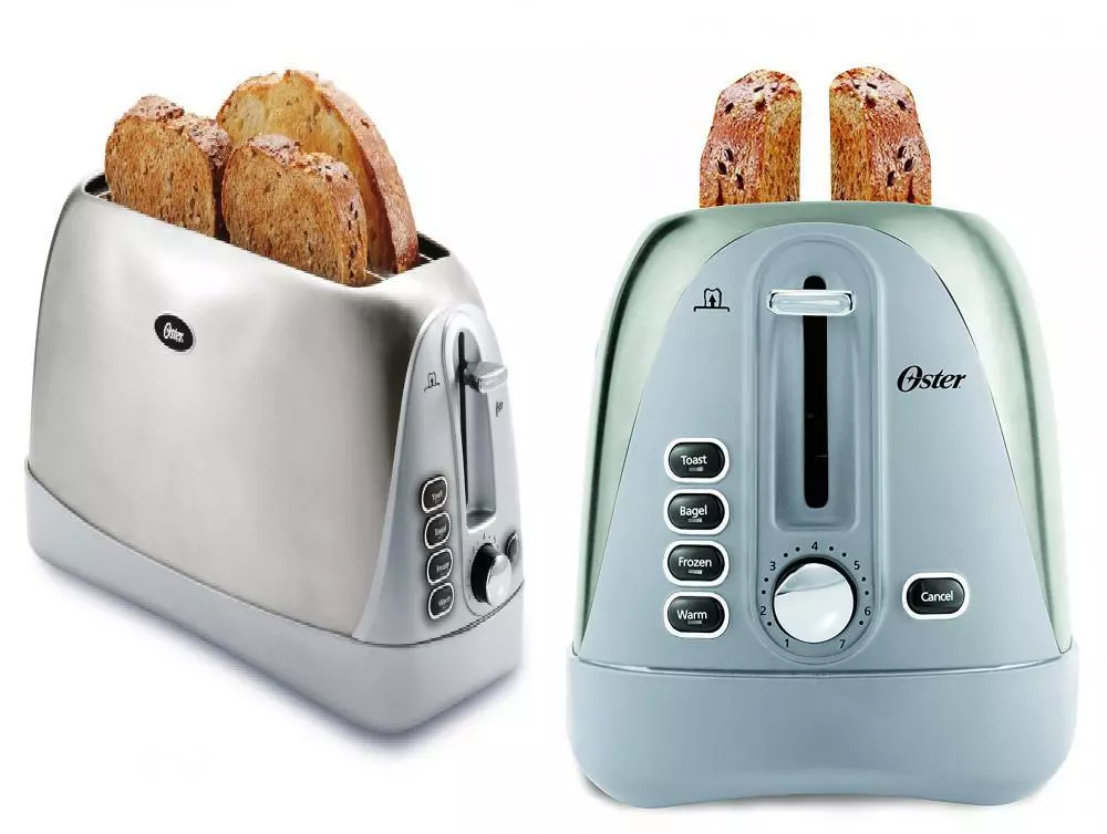 Oster 4-Slice Toaster, Stainless Steel